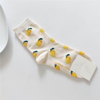 Korean Style Women's Casual Fruit Socks