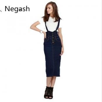 Jupe en jean longue pour femmes 3XL