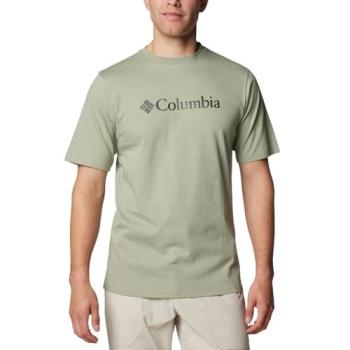 Maglietta Columbia CSC Basic Logo Verde Maniche Corte S