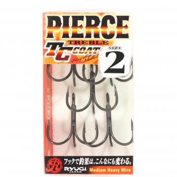 Ryugi HPT044 Treble Hook, Medium Heavy Pierced – #2 (1642)