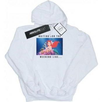 Girls' Ariel Waiting for the Weekend Hoodie 7-8 Years Black