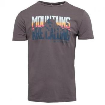 T-shirt Kaki/Bleu Homme Best Mountain 2001