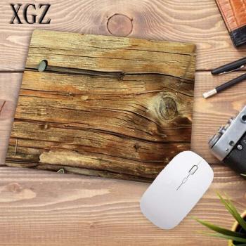 XGZ Brown Wood Grain Gaming Mouse Mat