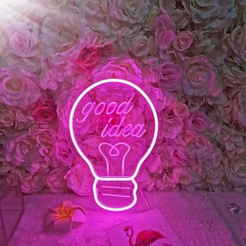 Decoración de Corona Neón: Lámpara USB Mariposa