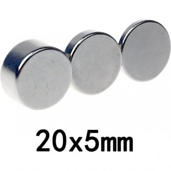 20x5mm Rare Earth Disc Magnets