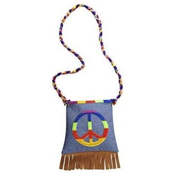 Karnaval‑Accessoire: Hippie-Fransen-Handtasche