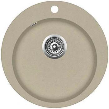 Éviers de cuisine en granit seul lavabo rond beige