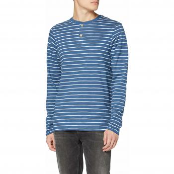 JACK & JONES Jprmiles BLU tee LS Henley-Pre Camisa Manga Larga, Azul