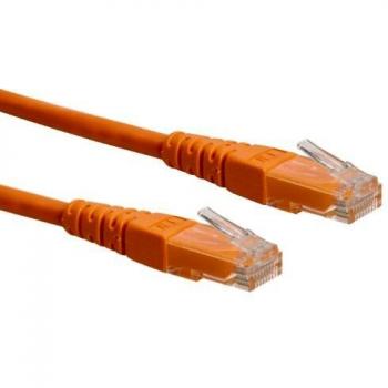 ROLINE 15m UTP patch kabel kategorie 6, oranžový