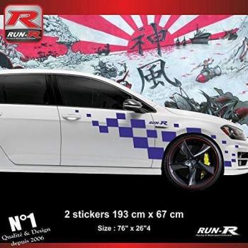 Autocollant Géant Damier VW Golf 7