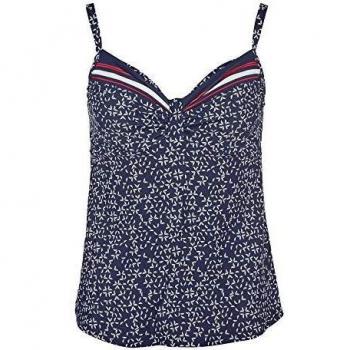 Lascana Tankini Top Navy & Mirtillo