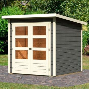Karibu Gartenhaus Stockach 2 – terragrau