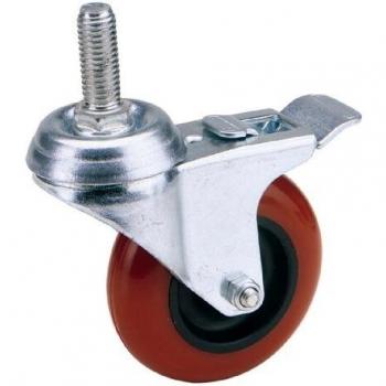 Draper 65516 75mm Polyurethane Castor Plate Fixing