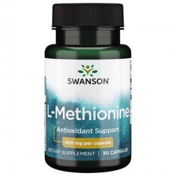 Swanson L‑Methionine 500 mg – 30‑Count Bottle