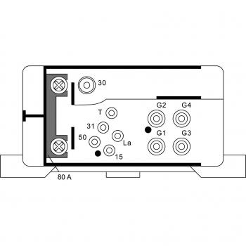 Hella 4RV 008 188-051 Steuergerät für Glühkerzen
