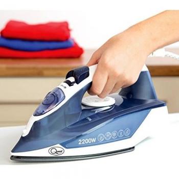 Quest Steam Iron, Model 34140 with 40 Sec Heat Up & Variable Temp Control