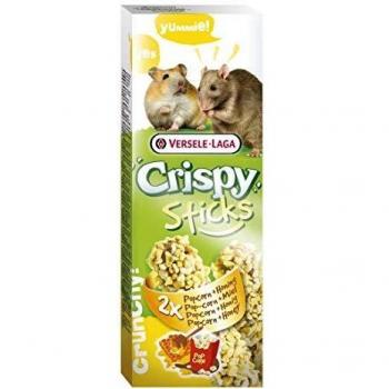 Sticks Crispy pour Hamsters et Rats au Pop-Corn et Miel