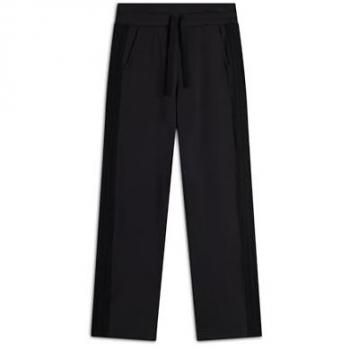 Freddy Pantalone Lungo Nero Donna Medium Felpa Modal Trecce