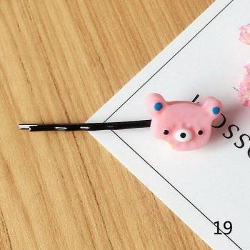 Handcrafted Girls' Cute Animal and Fruit Hairpins