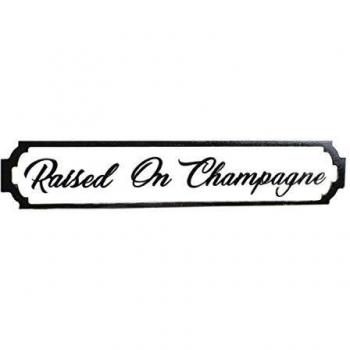 Retro Mini Street Sign – Raised Champagne Design