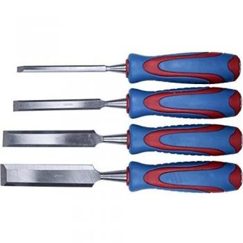 Trend Line 4-teiliges Stechbeitel-Set mit 2-Komponenten-Griff