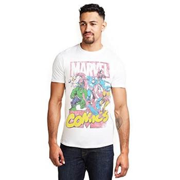 Men's Call Out Cotton T-Shirt, White, Small