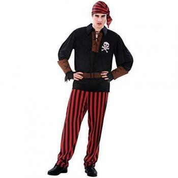 Pirate Jolly Man’s Dress – M/L, Red & Vibrant, Includes Interior Layer