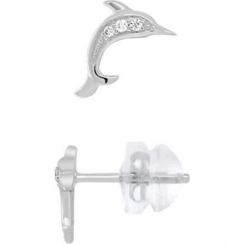 Boucles d'Oreilles Enfant Motif Dauphin