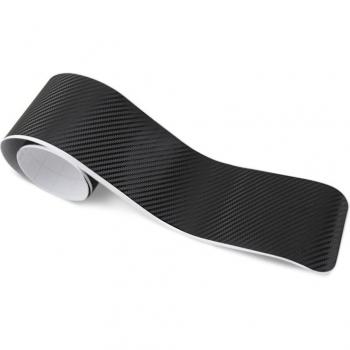 Carbon Fiber Bumper Sticker for VW Polo, Passat B5, Golf 4/5/6, Jetta Mk6, Tiguan, Golf CrossFox Plus, Eos Scirocco