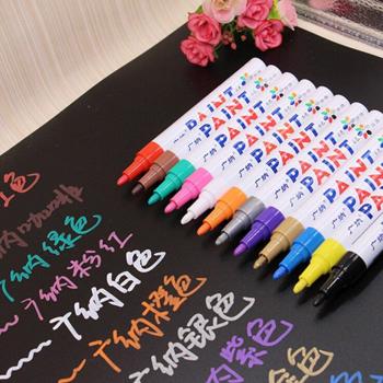 12-Color Art Marker Set for Ceramic and Plastic