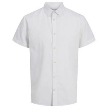Jack & Jones Camicia Bianca A Maniche Corti XL