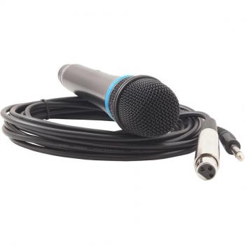 Microfono Karaoke AT‑260 In Metallo con Connettore 6,3 mm