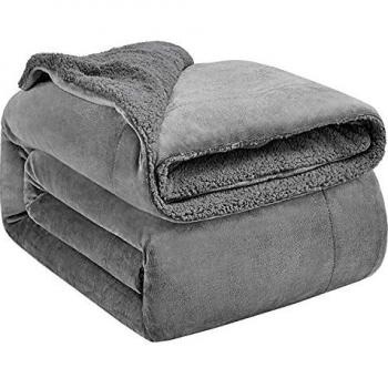 Hansleep Plaid Grigio Argento 130x165cm