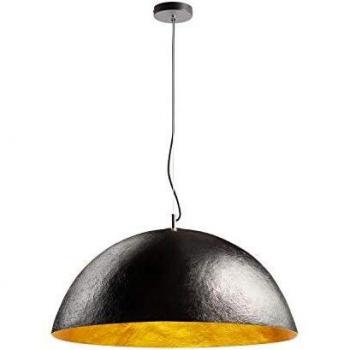 SLV Hängelampe Forchini, schwarz/goldfarben, Kunststoff