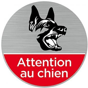 Plaque de Sécurité Chien