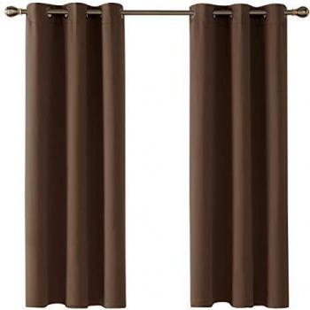 Deconovo Ösenvorhänge, 160x107cm, Blickdicht