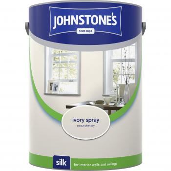 Johnstone's Easy to Apply Ivory Silk Finish Paint
