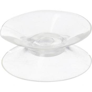 Panneau de support 30 mm en plastique transparent, ventouse double