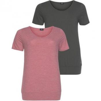 H.I.S Kurzarm‑Tee für Damen – figurumspielend, 48/50