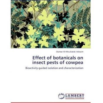 Effect of botanicals on insect pests of cowpea