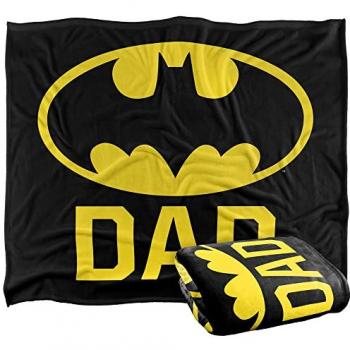 Bat‑Dad Comfort Throw – 152 x 127 cm (White Edition)