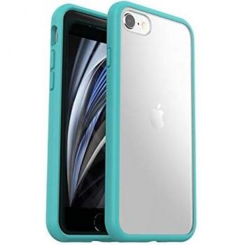 Funda OtterBox Sleek para iPhone SE (2ª gen)/8/7, Transparente/Azul