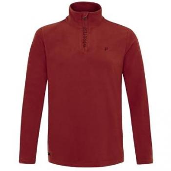 Men’s Red Velvet 1/4‑Zip Protest Reperfecto Fleece Sweater