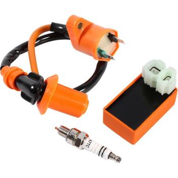 Racing CDI Ignition Coil Spark Plug for GY6 50CC 125CC 150CC