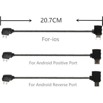 Cable de Datos para Dron Mavic Pro/Air con Control Remoto 20,7 cm