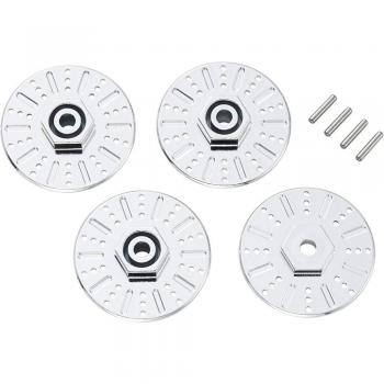 Reely 1:10 Bremsscheiben-Imitat mit Spurverbreiterung 5 mm Chrom (C1002GA2)