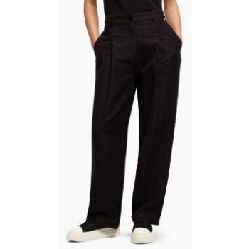 Armani Exchange Pantalón Casual Negra L Tiro Medio