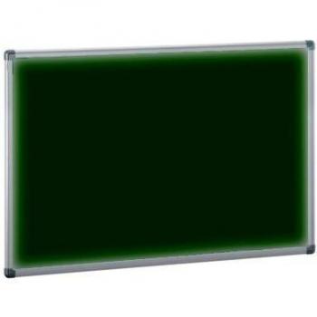 Tablero de corcho con marco de aluminio verde 60x90 cm