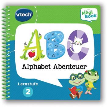 VTech Lernspielzeug 80‑480604: Buch „MagiBook“ Lernstufe 2 – Alphabet Abenteuer