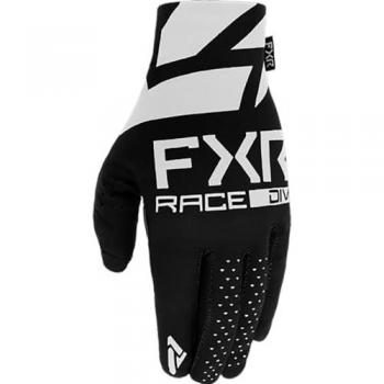 Gants de motocross FXR Pro-Fit Lite pour enfants Noir-Blanc XL